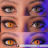 Dragon Maid Saja Boys Gold Yellow UV Colored Contacts (Prism Ballast-Prevents Rotating）UGC