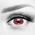 Double Eyes Red Horror Halloween Crazy Colored Contacts