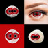 Double Eyes Red Horror Halloween Crazy Colored Contacts