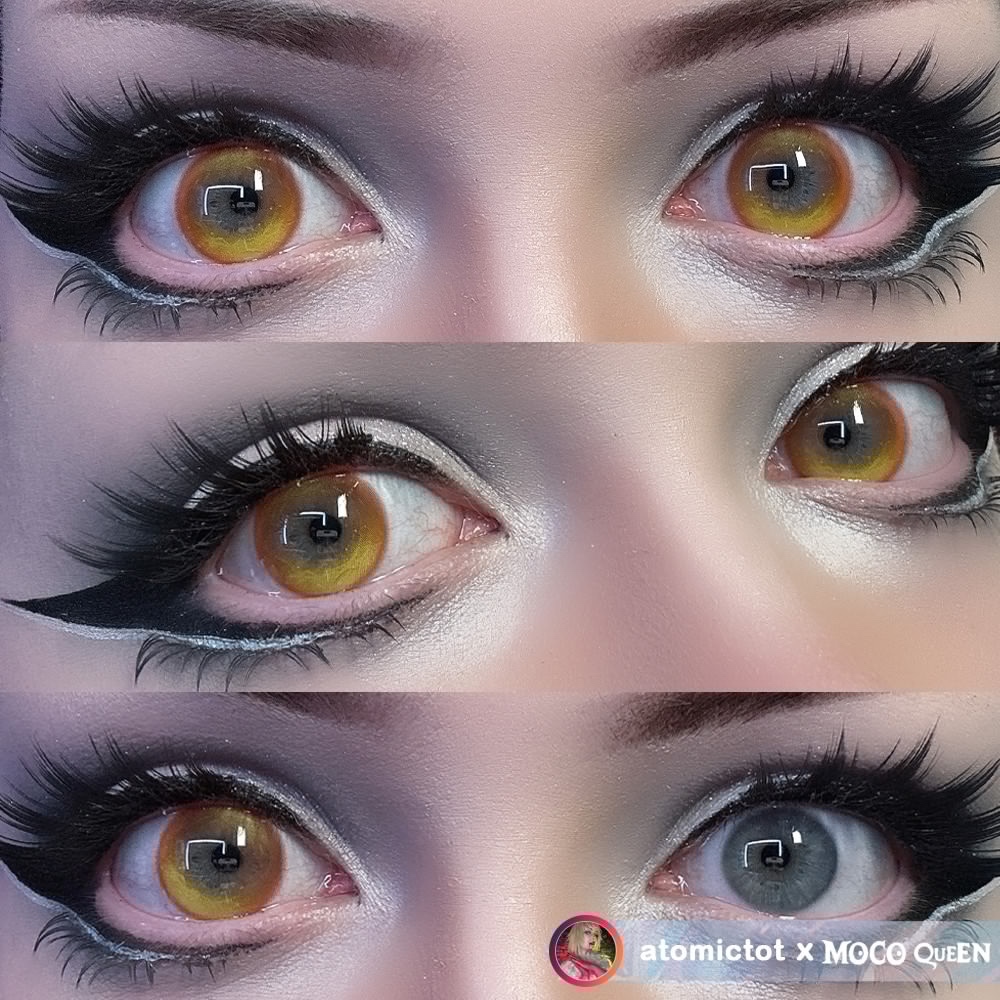UV Glow Colored Contacts 
