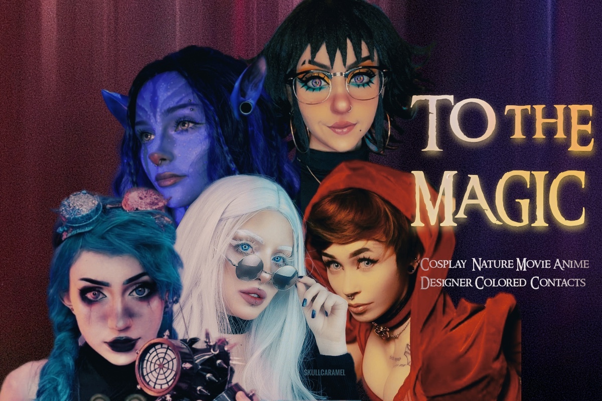 Halloween MocoQueen Colored Contacts - To the Magic, Anime Natural, Movie, Halloween, Costume 