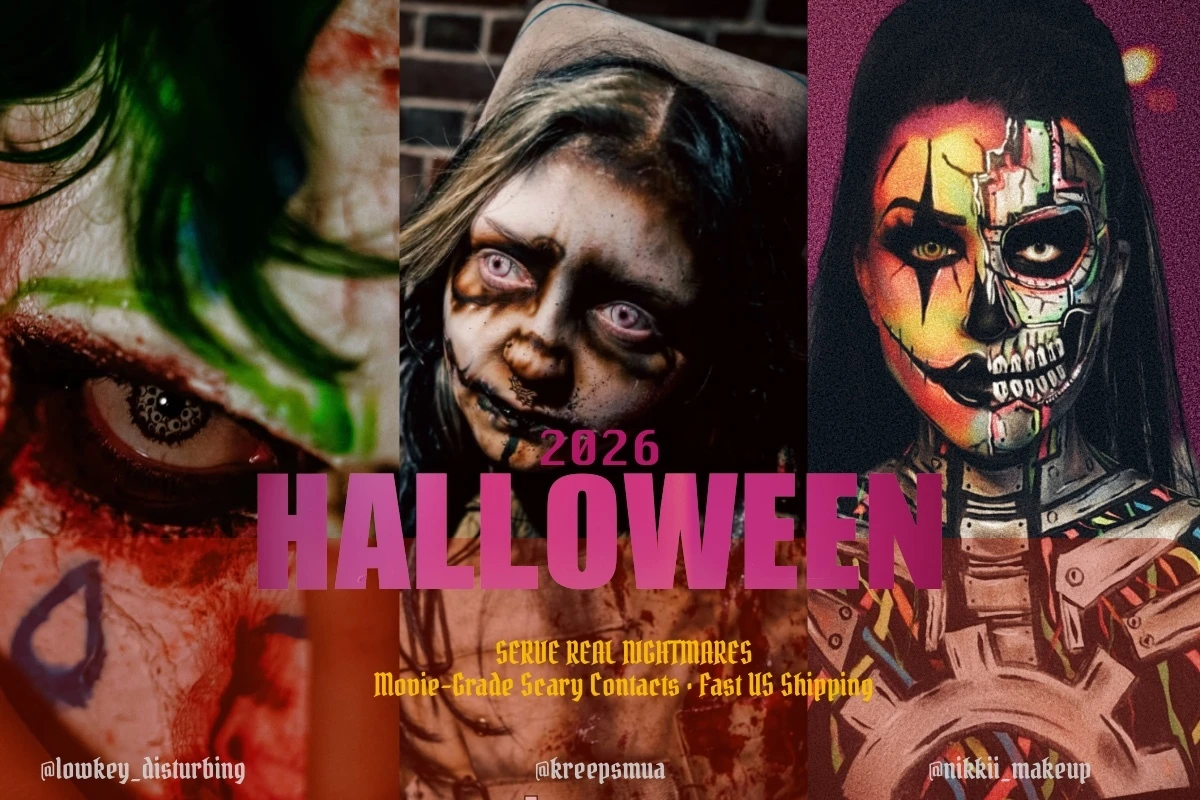 Halloween MocoQueen Colored Contacts - To the Magic, Anime Natural, Movie, Halloween, Costume 