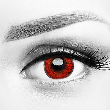 Red Brown Zwei Contacts | MocoQueen-14.5mm, 3 Months Use