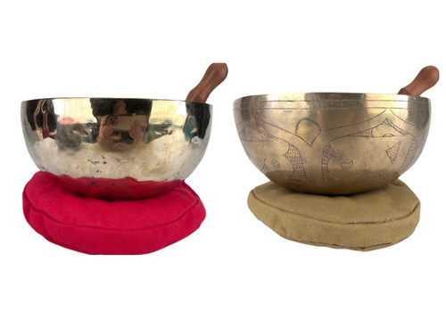 Theta Binaural Metal Singing Bowl Sets