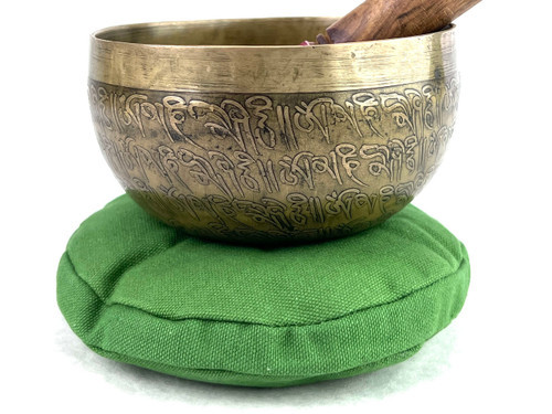 5.25" F/B Note Himalayan Singing Bowl #f6561123