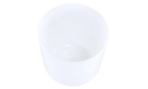 8" A Note 440Hz Perfect Pitch Featherlight Crystal Singing Bowl Crystal Vibes +10 cents  63000827