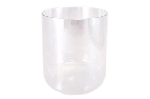 7" F# Note 440Hz Clear Quartz Crystal Singing Bowl Crystal Vibes  -45 cents  33001901