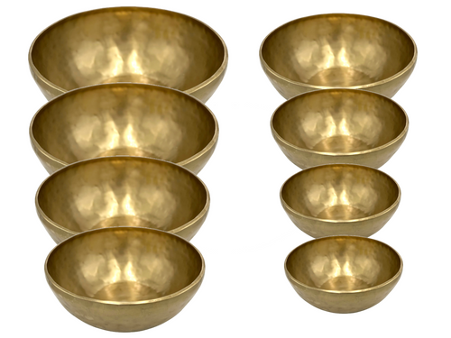 Giant 8 Bowl 432hz Himalayan Metal Singing Bowl Chakra Set