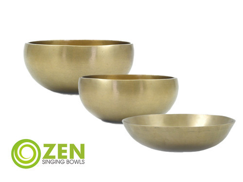 Zen Singing Bowls 3-bowl ZT300 Series Clearing Set #zt300set029