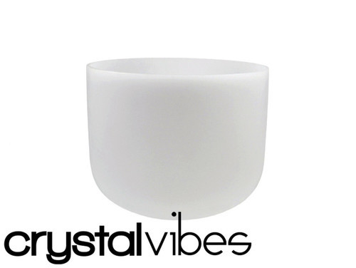 8" C Note 432Hz Perfect Pitch Empyrean Crystal Singing Bowl Crystal Vibes -30 cents  31006750