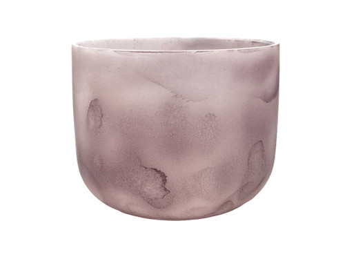 8" B Note 432Hz Perfect Pitch Amethyst Empyrean Fusion Crystal Singing Bowl Crystal Vibes -35 cents  11003334
