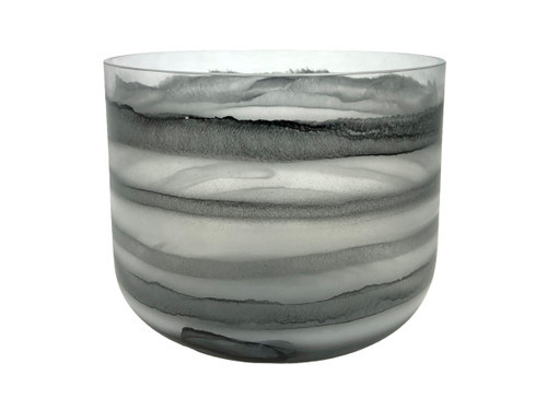 10" A# Note Onyx/Apophyllite Translucent Fusion Crystal Singing Bowl Crystal Vibes +35 cents  11003341