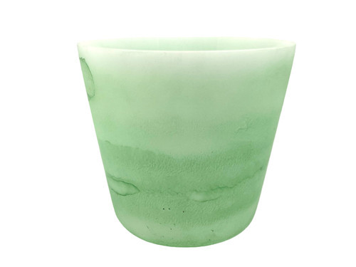 10" F Note 432Hz Chrysoprase Empyrean Fusion Crystal Singing Bowl Crystal Vibes -25 cents  11003343