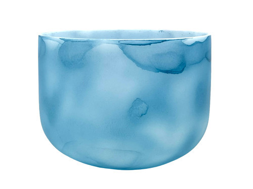 10" G Note 432Hz Perfect Pitch Turquoise Empyrean Fusion Crystal Singing Bowl Crystal Vibes -30 cents  11003346