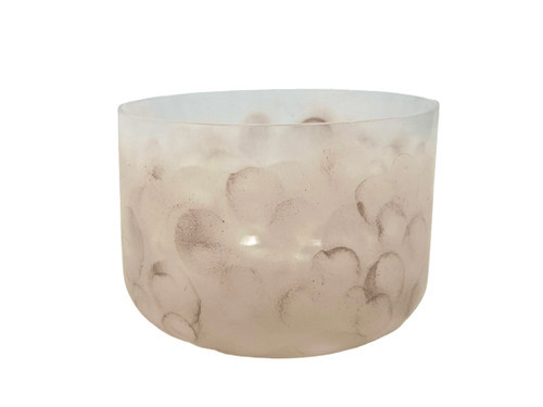 6" C Note Morganite Translucent Fusion Crystal Singing Bowl Crystal Vibes -45 cents  11003351