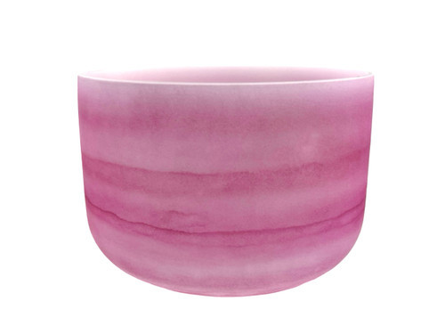 13" D Note Kunzite Fusion High Quality Frosted Crystal Singing Bowl Crystal Vibes -20 cents  11003382