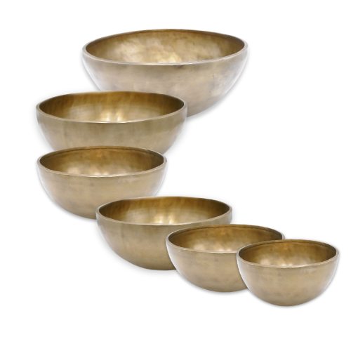 6 Bowl 432hz D Minor Pentatonic Himalayan Metal Singing Bowl Set #119