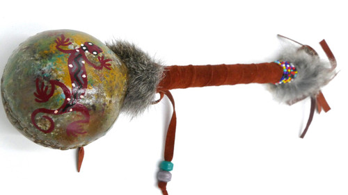 Navajo Painted Rattles  Gecko 