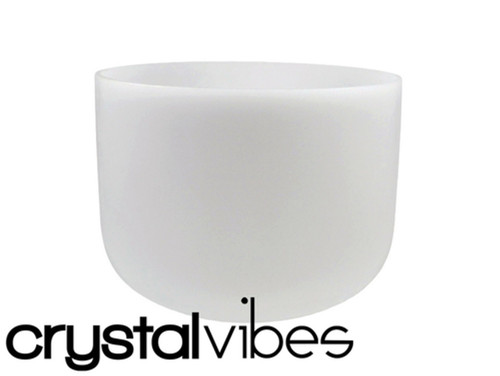 9" A# Note 440Hz Perfect Pitch Empyrean Crystal Singing Bowl Crystal Vibes +0 cents  31007784