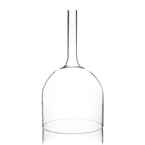 7" D Note 440Hz Perfect Pitch Clear Halo Handle Crystal Singing Bowl Crystal Vibes -10 cents  13001172