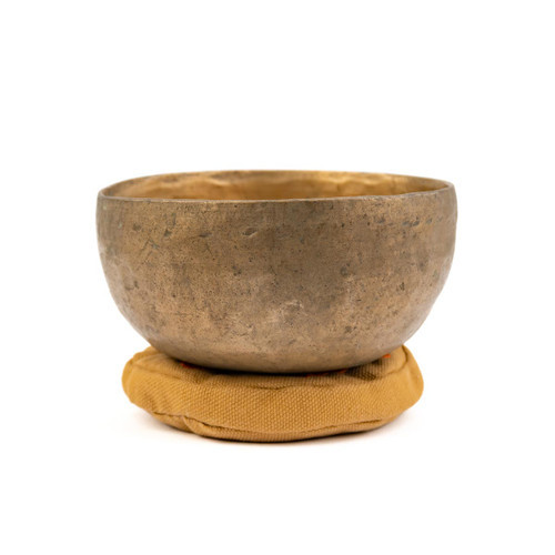 4.75" F#/C Note Antique Himalayan Singing Bowl #f3851125