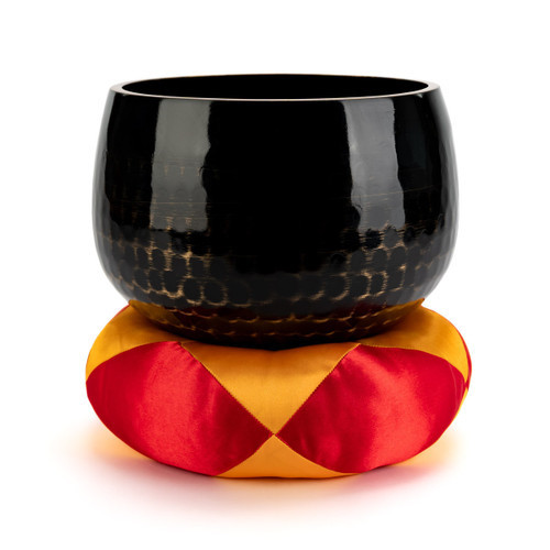 *Blemished* D Note 440Hz Japanese Style Rin Gong Singing Bowl 9" +30 cents  85001042