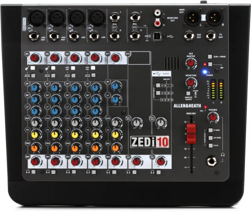 (Open Box) Allen & Heath ZEDi-10 10-channel Mixer with USB Audio Interface