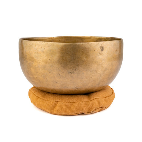 7.25" F/B Note Antique Himalayan Singing Bowl #f7300126
