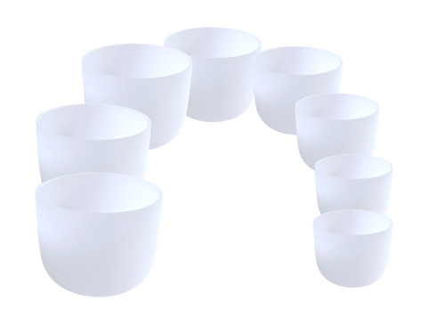 8 Bowl Empyrean Crystal Singing Bowl Set