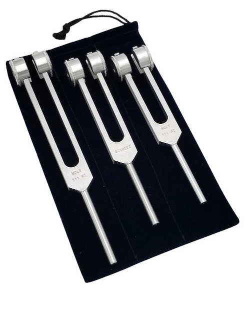 Sacred Feminine Triskele - 111hz Holy Harmonies Healing 3 Tuning Fork Set