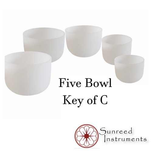 5 Bowl Key Of C Harmonic Chord Crystal Singing Bowl Set 5 Bowl Key Of C Harmonic Chord Crystal Singing Bowl Set