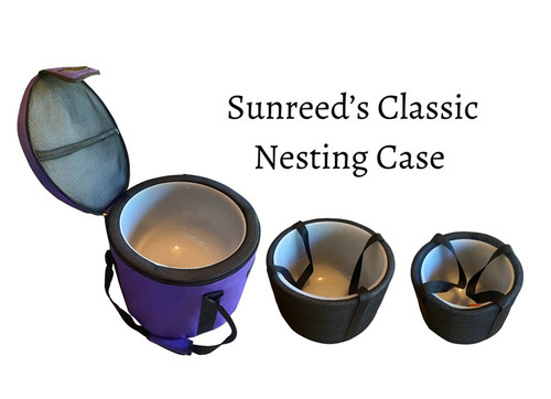 Sunreed Classic Nesting Singing Bowl Case 8"-14"