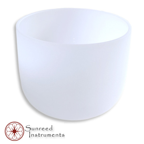 Frosted 8" 432hz F Note Singing Bowl -25 cents