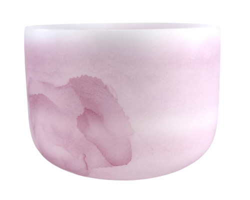 11" C# Note 440Hz Perfect Pitch Rose Quartz Fusion Empyrean Crystal Singing Bowl +0 cents  11003075