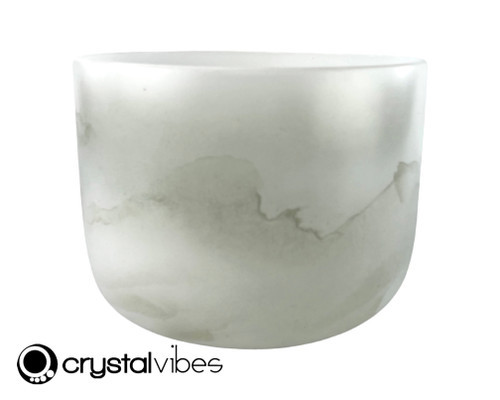 11" F Note 440Hz Perfect Pitch Moldavite/Citrine Fusion Empyrean Crystal Singing Bowl SR +0 cents  11002997