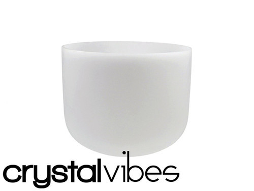 6" C Note 432Hz Empyrean Crystal Singing Bowl Crystal Vibes -25 cents  31005441