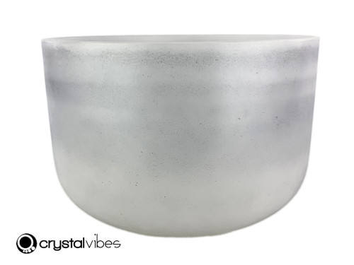 13" Perfect Pitch B Note Black Tourmaline Fusion Empyrean Crystal Singing Bowl UP +0 cents  11002017