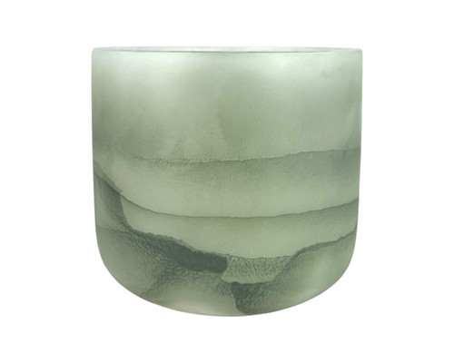 7"  F Note 432Hz Perfect Pitch Moldavite Fusion Empyrean Crystal Singing Bowl -30 cents  11003119