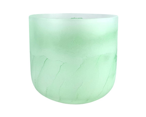 7" C Note 432Hz Perfect Pitch Prehnite Fusion Empyrean Crystal Singing Bowl SR7 -30 cents  11003127