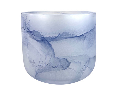 7" C Note 440Hz Perfect Pitch Lapis Gemstone Fusion Empyrean Crystal Singing Bowl SR12 +5 cents  11003130