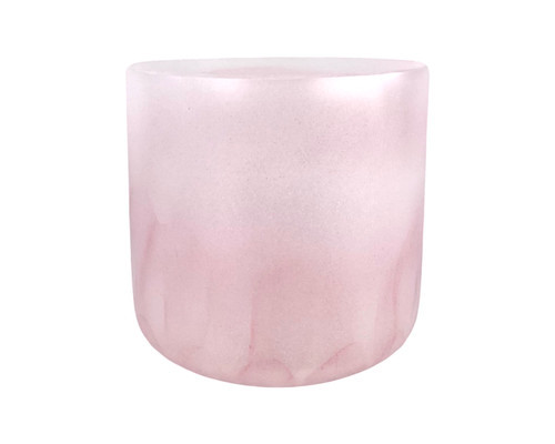 6" Perfect Pitch B Note Rose Quartz Fusion Empyrean Crystal Singing Bowl UP +5 cents  11003203