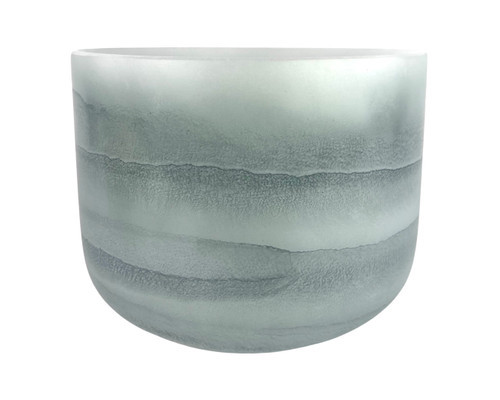 9" G Note 432Hz Perfect Pitch Emerald Fusion Empyrean Crystal Singing Bowl -30 cents  11003210
