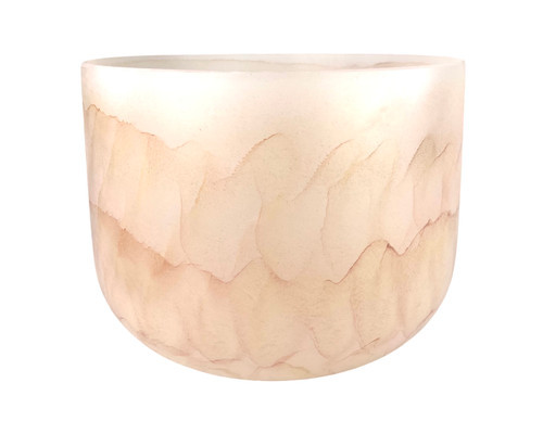 13" G# Note 432Hz Perfect Pitch Sunstone Fusion Empyrean Crystal Singing Bowl UP -35 cents  11003262
