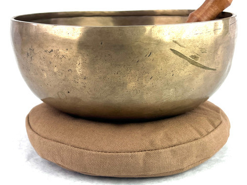 9" D#/A Note Himalayan Singing Bowl #d14500323x