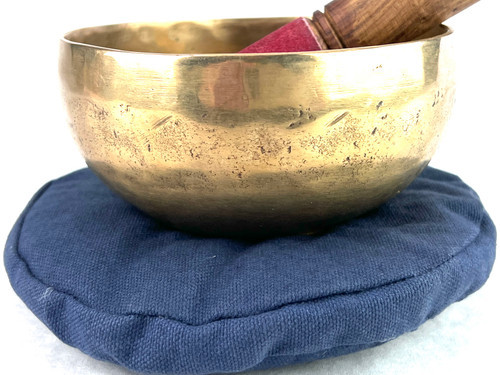 5" A#/D# Note Himalayan Singing Bowl #a5300323