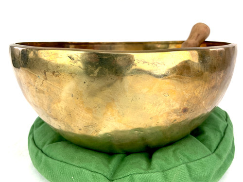 12" A#/E Note Himalayan Singing Bowl #a28050121