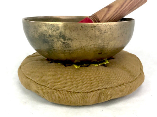 5.5" A/D# Note Antique Himalayan Singing Bowl #a2780221