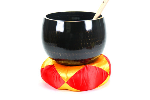 Black Perfect Pitch A Note Japanese Style Rin Gong Singing Bowl 10" +10 cents  66000228