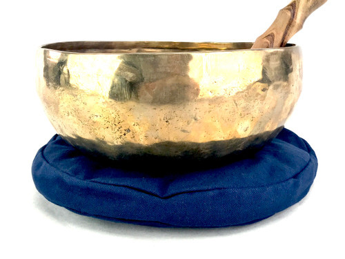 9.5" D#/A Note Himalayan Singing Bowl #d17500221