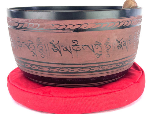 11.75" A/C# Note Cast Himalayan Singing Bowl #a27600522
